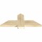 Ekena Millwork Eugene Rough Sawn Timber Gable Bracket, Douglas Fir, 36"W x 15"H x 2"D x 6"F, 10/12 Pitch GBW036X15X0206EUG00RDF - alternate 5